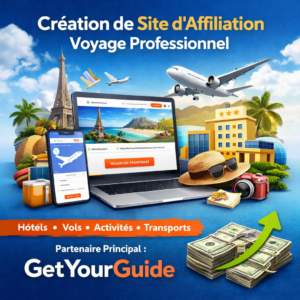 Créez un site d’affiliation voyage rentable avec GetYourGuide