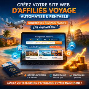 Créez un site d’affiliation voyage automatisé et générez des revenus passifs dès aujourd’hui