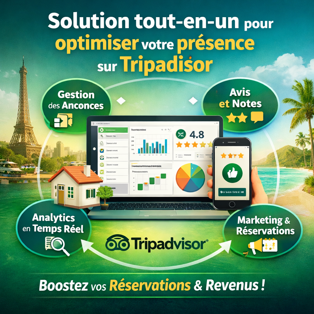 Solution tout-en-un pour optimiser votre présence sur Tripadvisor