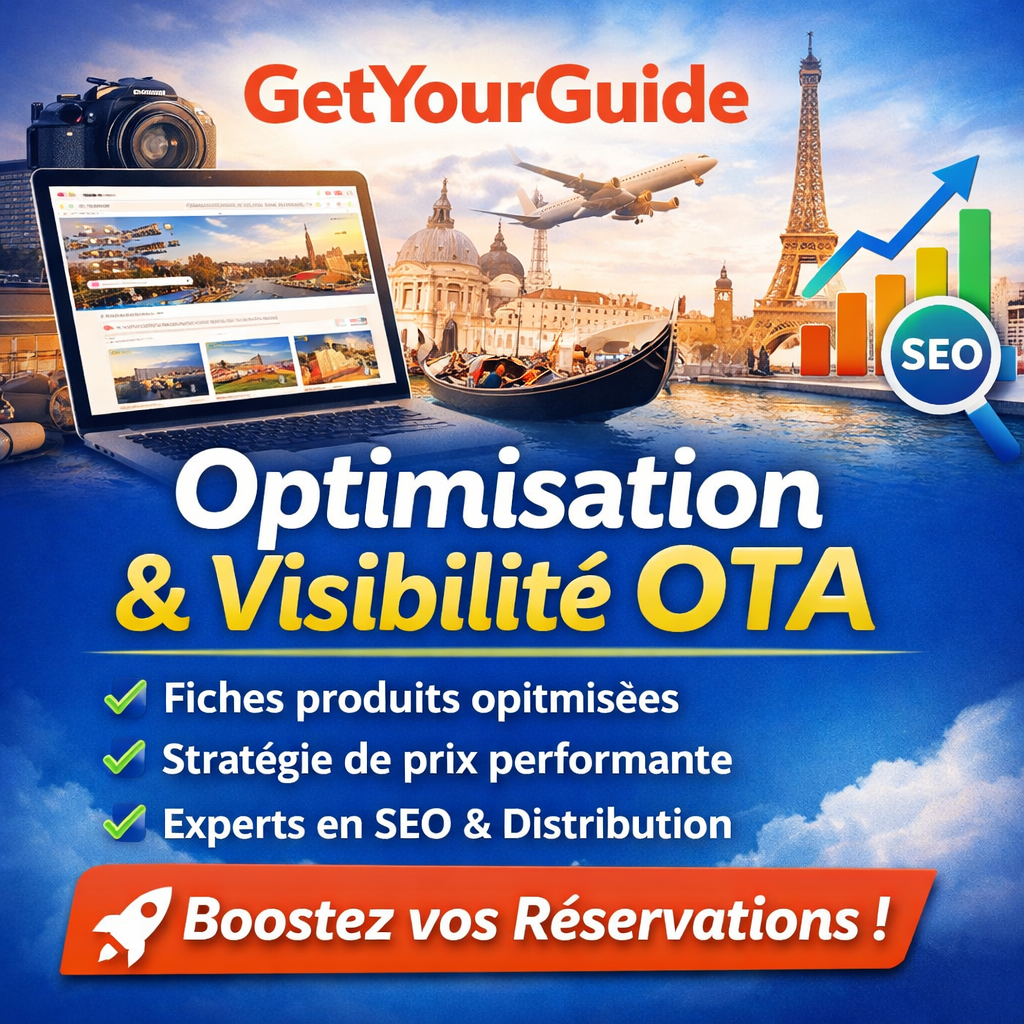 Optimisation GetYourGuide : Boostez vos réservations et votre visibilité OTA