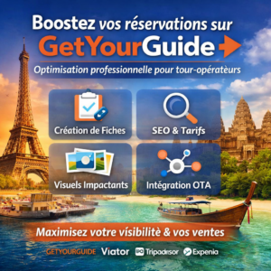 Transformez vos activités en best-sellers sur GetYourGuide grâce à une optimisation professionnelle