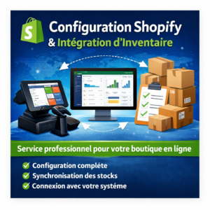 Configuration Shopify et synchronisation d’inventaire professionnelle pour votre boutique en ligne