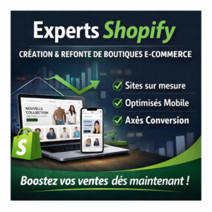 Création et Refonte de Boutique Shopify sur Mesure
