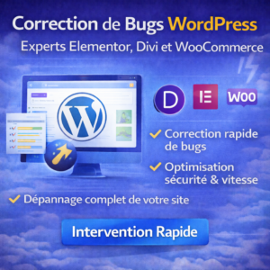 Expert WordPress pour Correction d’Erreurs et Optimisation de Site