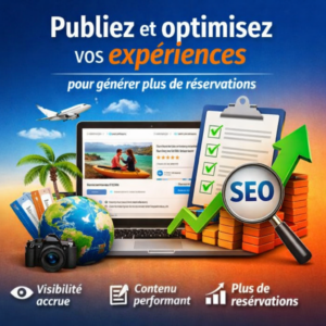 Publiez et optimisez vos expériences pour générer plus de réservations