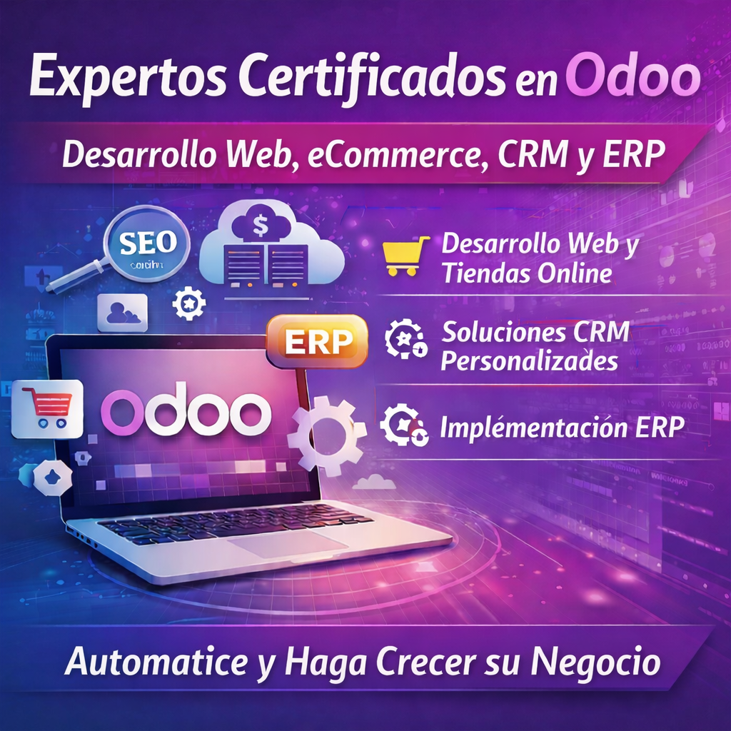 Expertos Odoo para Creación de Sitios Web y Tiendas Online