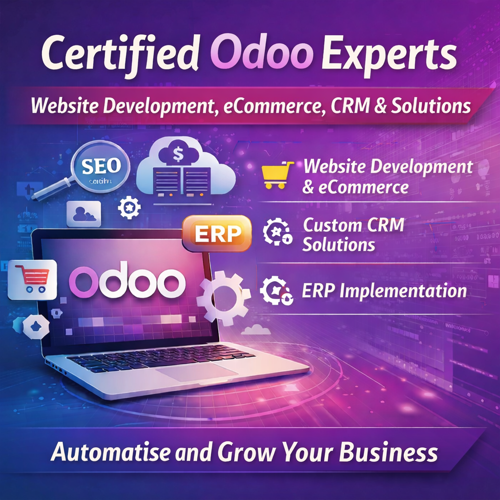 Odoo Experts for Website Creation and eCommerce Stores