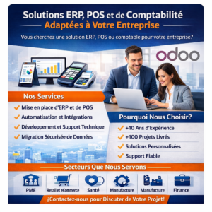 Solutions ERP, POS et Comptabilité sur Mesure pour Optimiser Votre Entreprise