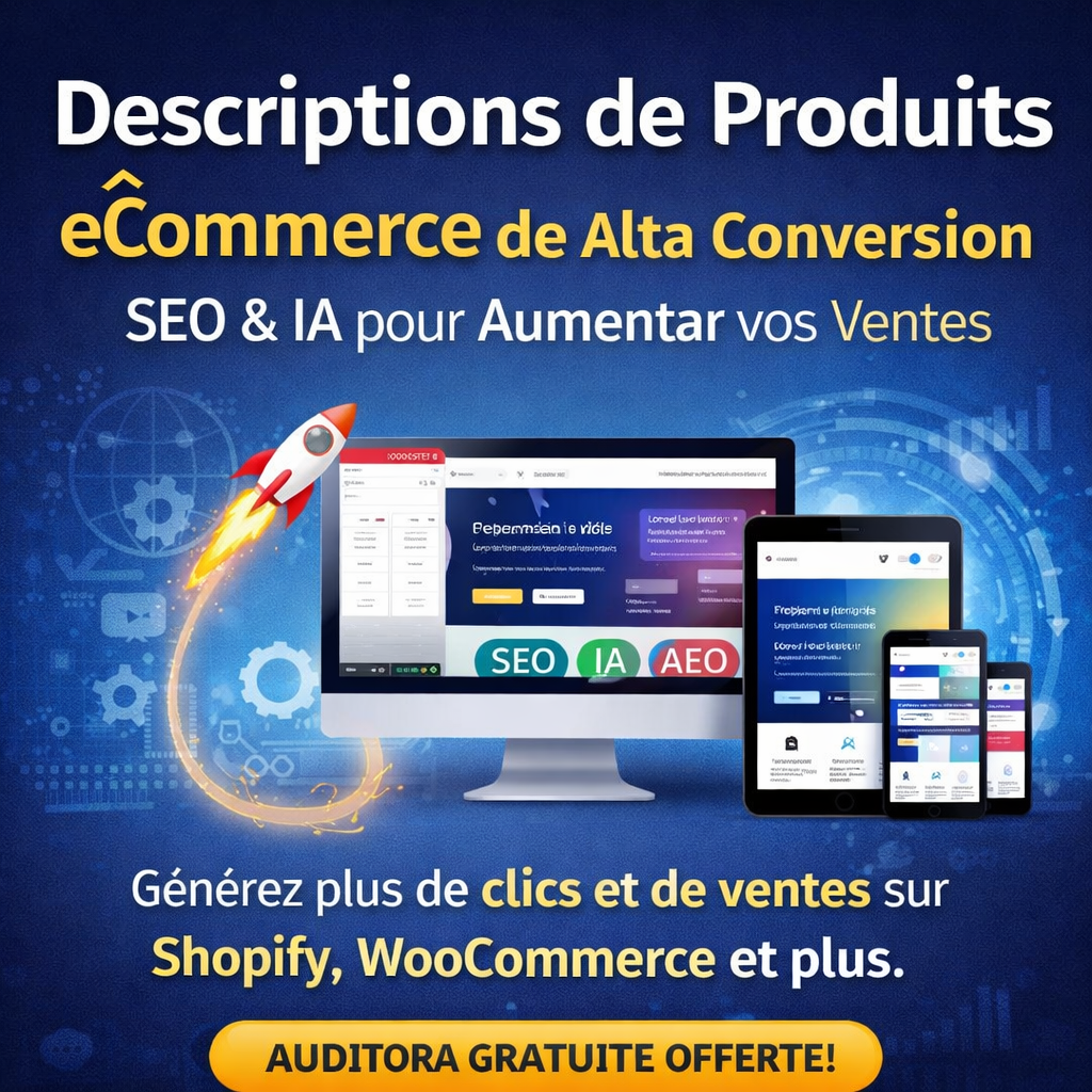 Descriptions Produits eCommerce à Haute Conversion