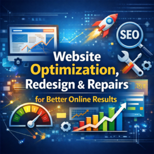 Website Optimization, Redesign Performance Improvement for Better Online Results