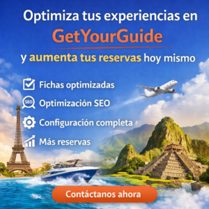 Optimiza tus experiencias en GetYourGuide y aumenta tus reservas hoy mismo