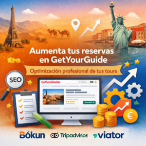 Aumenta tus reservas en GetYourGuide con una optimización profesional de tus tours
