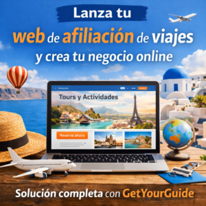 Lanza tu web de afiliación de viajes y crea tu negocio online