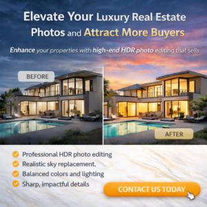 High-End HDR Real Estate Photo Enhancement That Sells