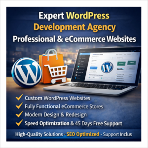Custom WordPress & eCommerce Website Development