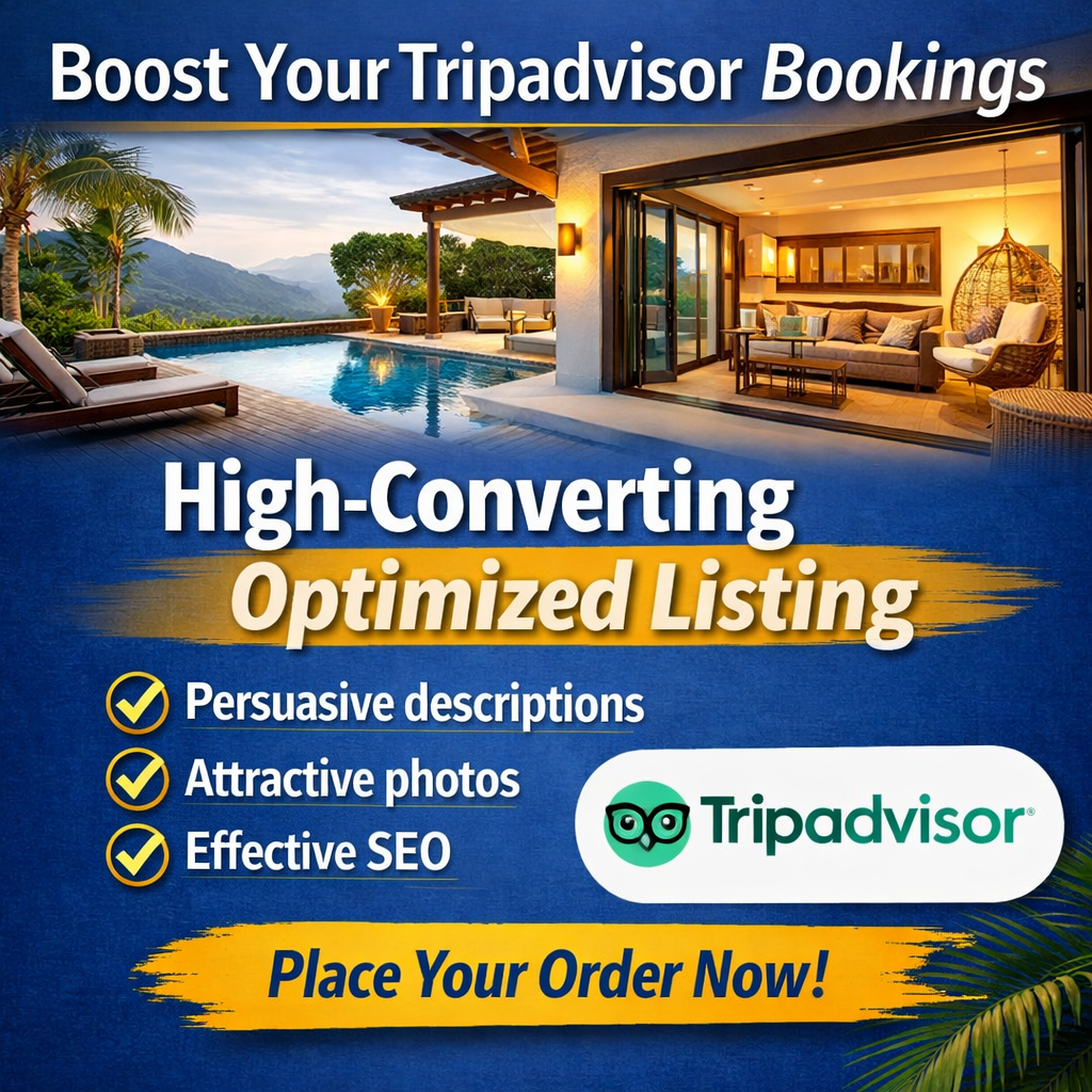 Boost Your Tripadvisor Bookings with a High-Converting Optimized Listing