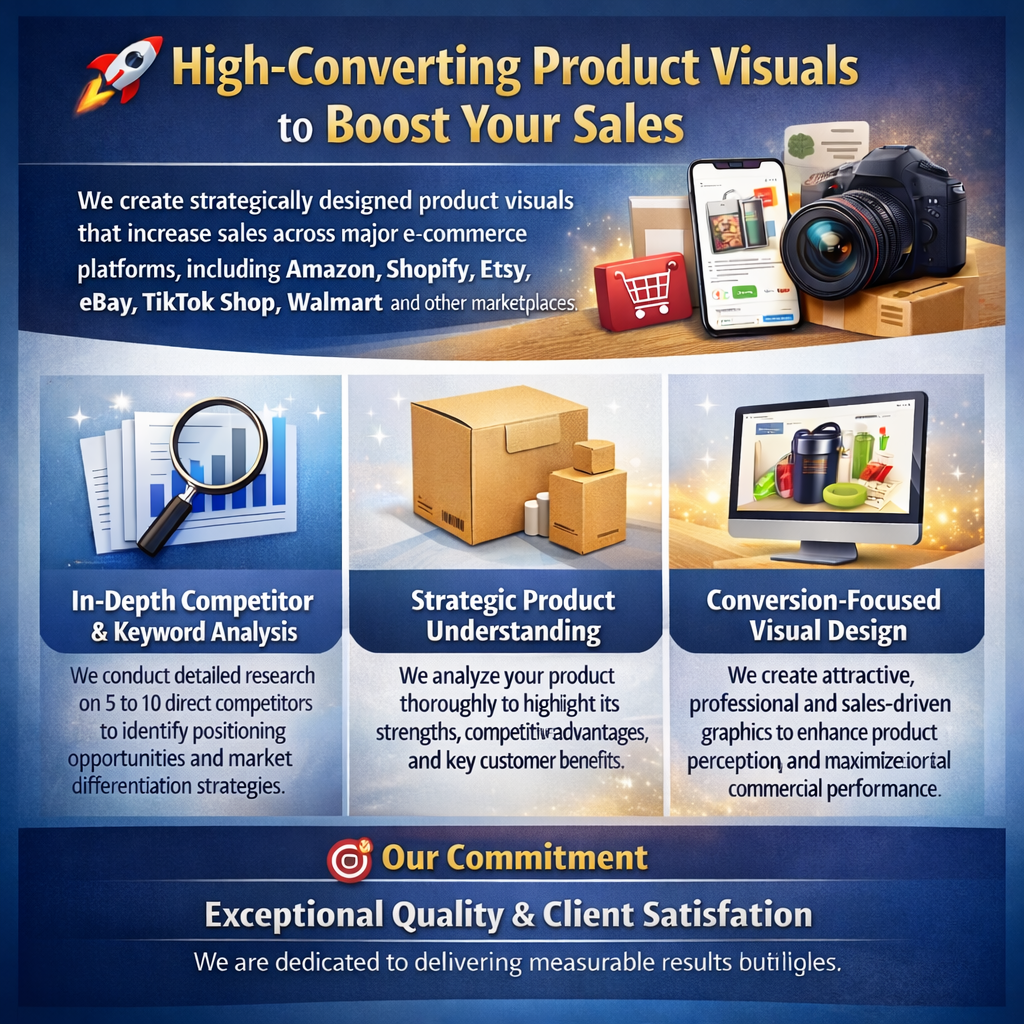 High-Converting Ecommerce Product Visuals