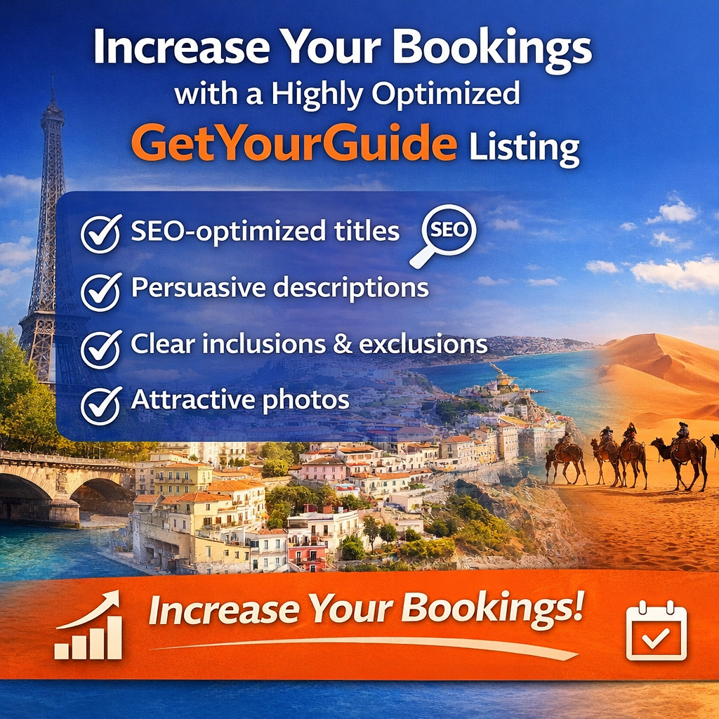 Boost Your Bookings with a High-Converting GetYourGuide Listing