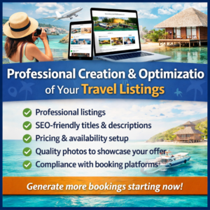 Boost Your Bookings with Professional Optimized Travel Listings