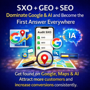 SXO, GEO ; SEO Service: Boost Visibility, Traffic Conversions