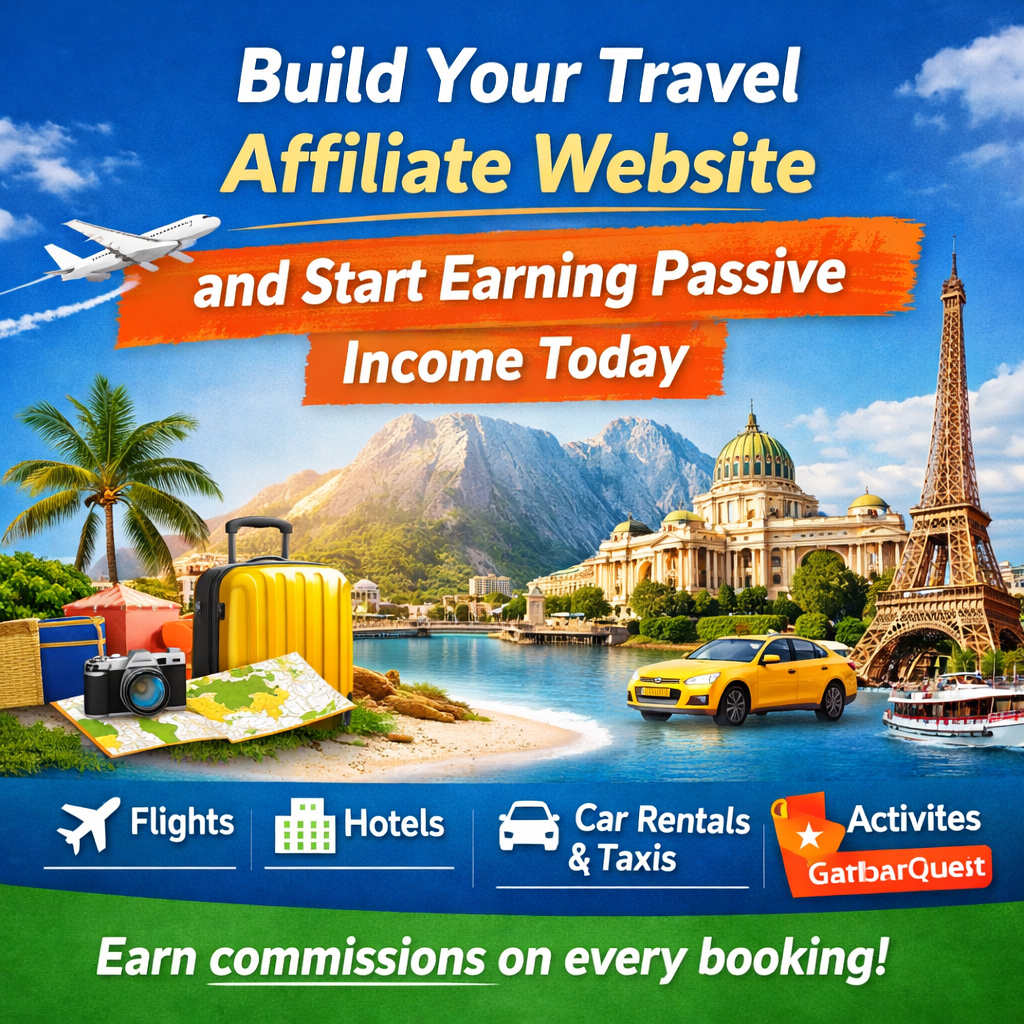 Build Your Travel Affiliate Website and Start Earning Passive Income Today