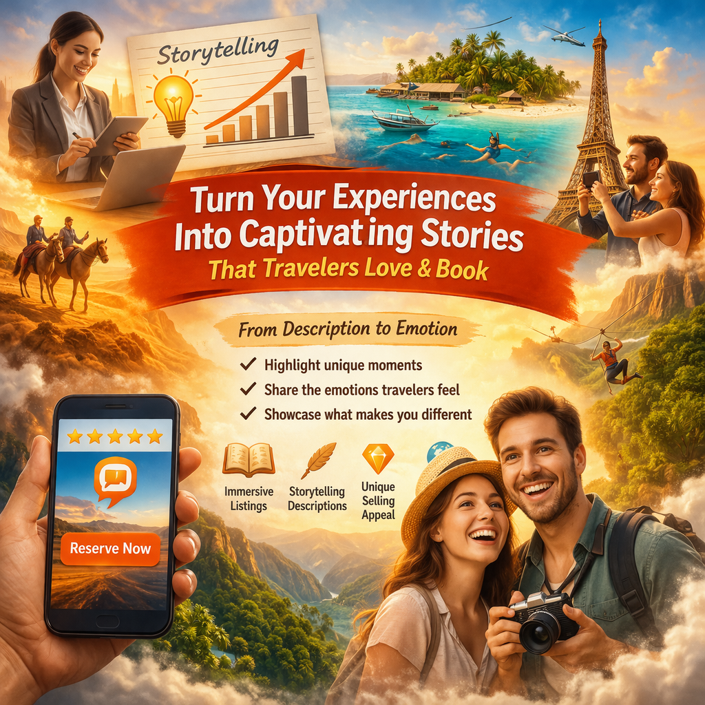 Bring Your Experiences to Life and Turn Them into Bookings on GetYourGuide