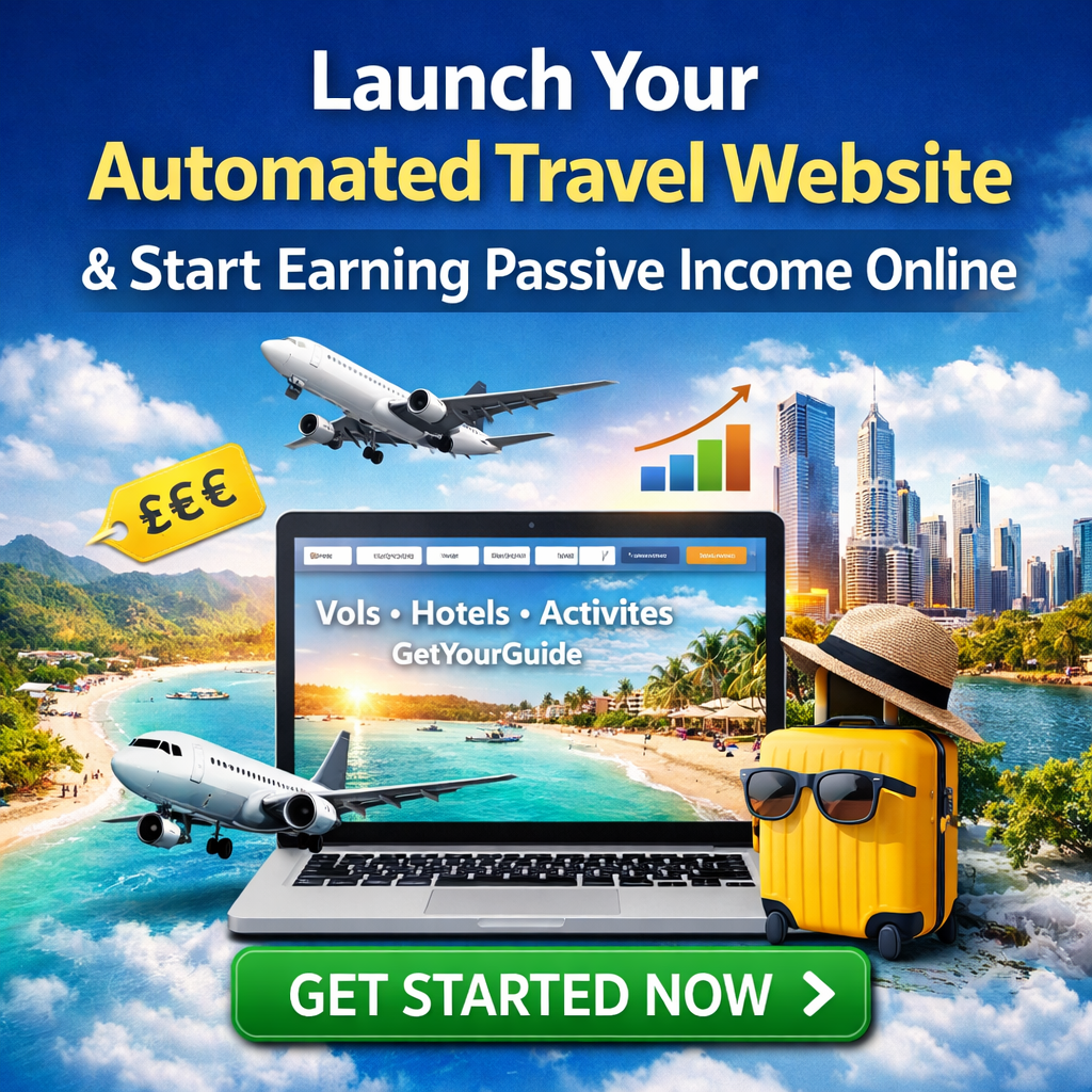 Launch Your Automated Travel Website Start Earning Passive Income Online