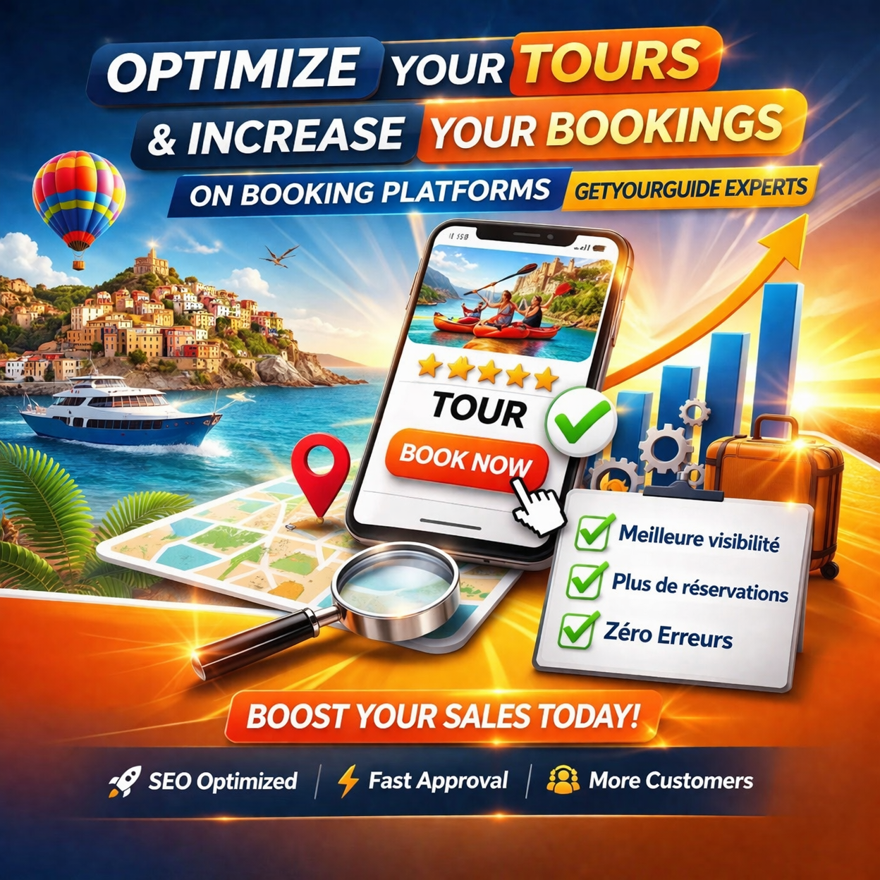 Optimize Your Tours and Increase Bookings on Booking Platforms