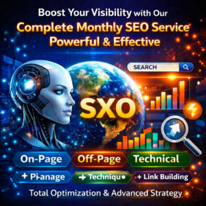 Boost Your Visibility with Our Complete Monthly SEO Service