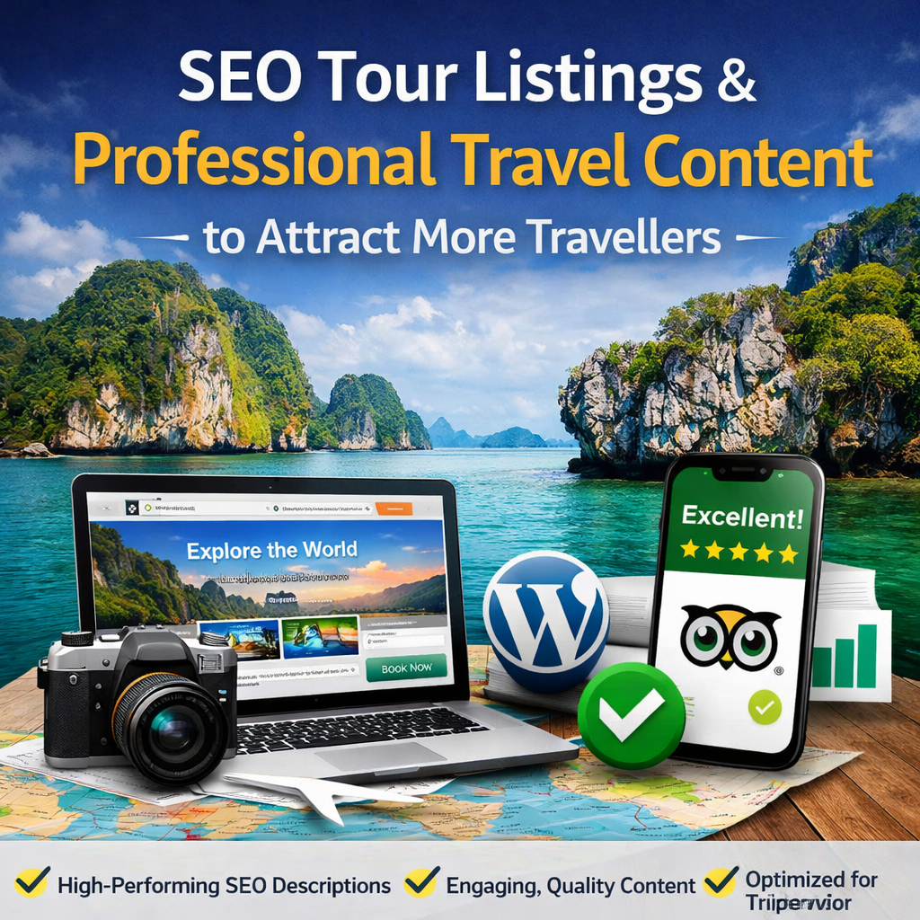 SEO Tour Listings Professional Travel Content to Attract More Travellers