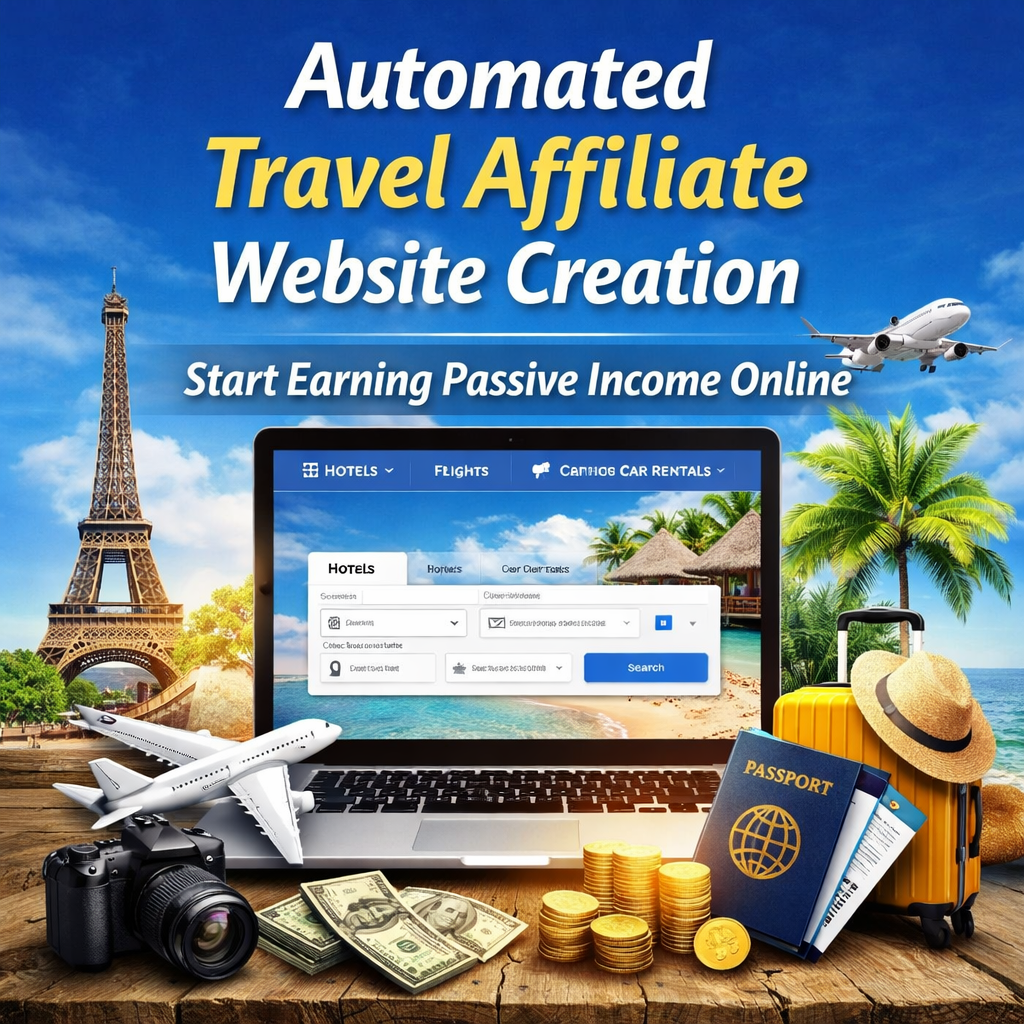 Automated Travel Affiliate Website Creation