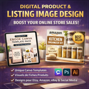 Premium Digital Product Listing Image Design to Boost Your Etsy