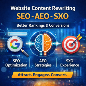 SEO,SXO Website Content Rewriting for Better Rankings and Conversions