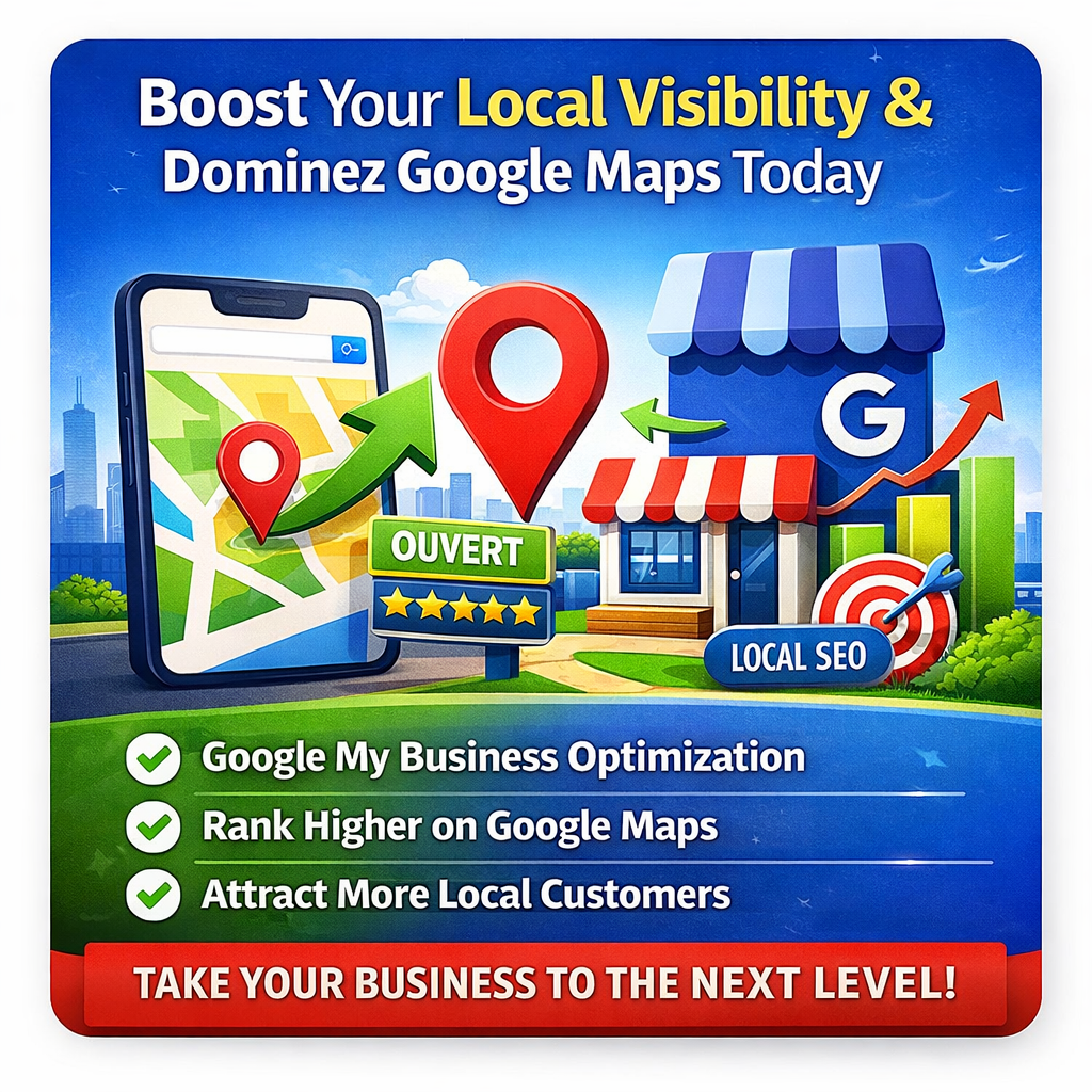 Boostez votre visibilité locale et dominez Google Maps dès aujourd’hui