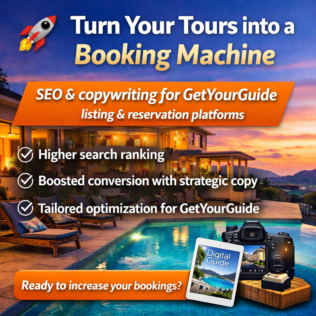 Turn Your Experiences into a Booking Machine with Optimized Content