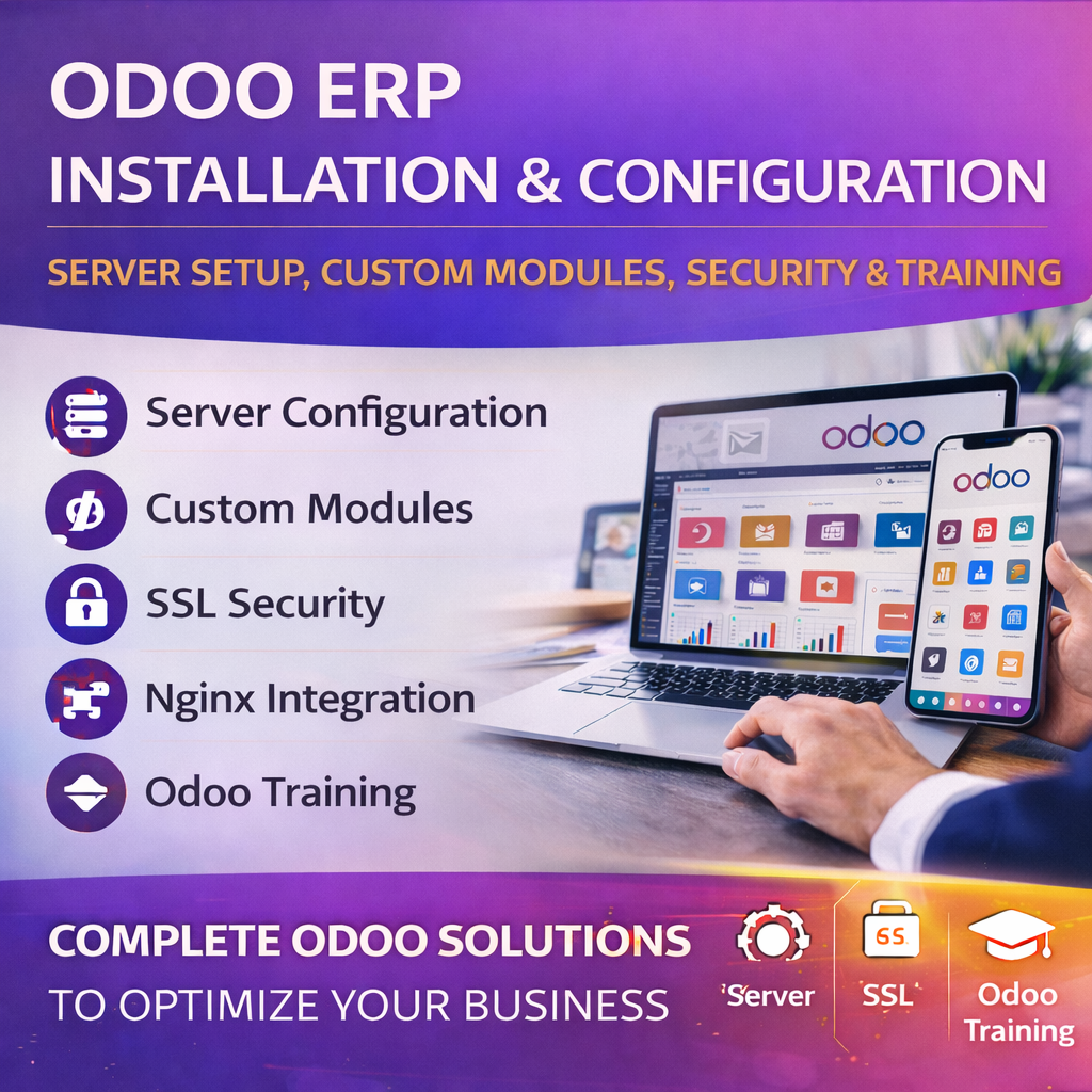 Server Configuration, Custom Modules, Security and Training