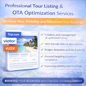 Professional Tour Listing & OTA Optimization Services