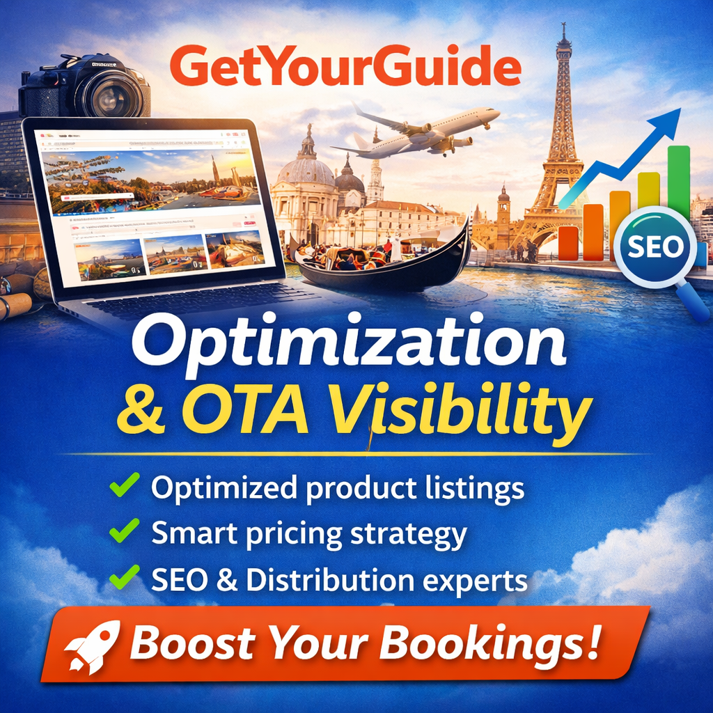GetYourGuide Optimization: Boost Your Bookings & OTA Visibility