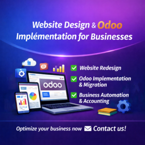 Professional Website Design, Redesign & Odoo Implementation for Businesses