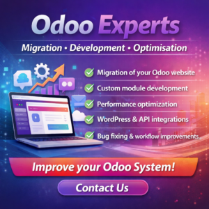 Odoo Migration, Custom Module Development ; Website Optimization
