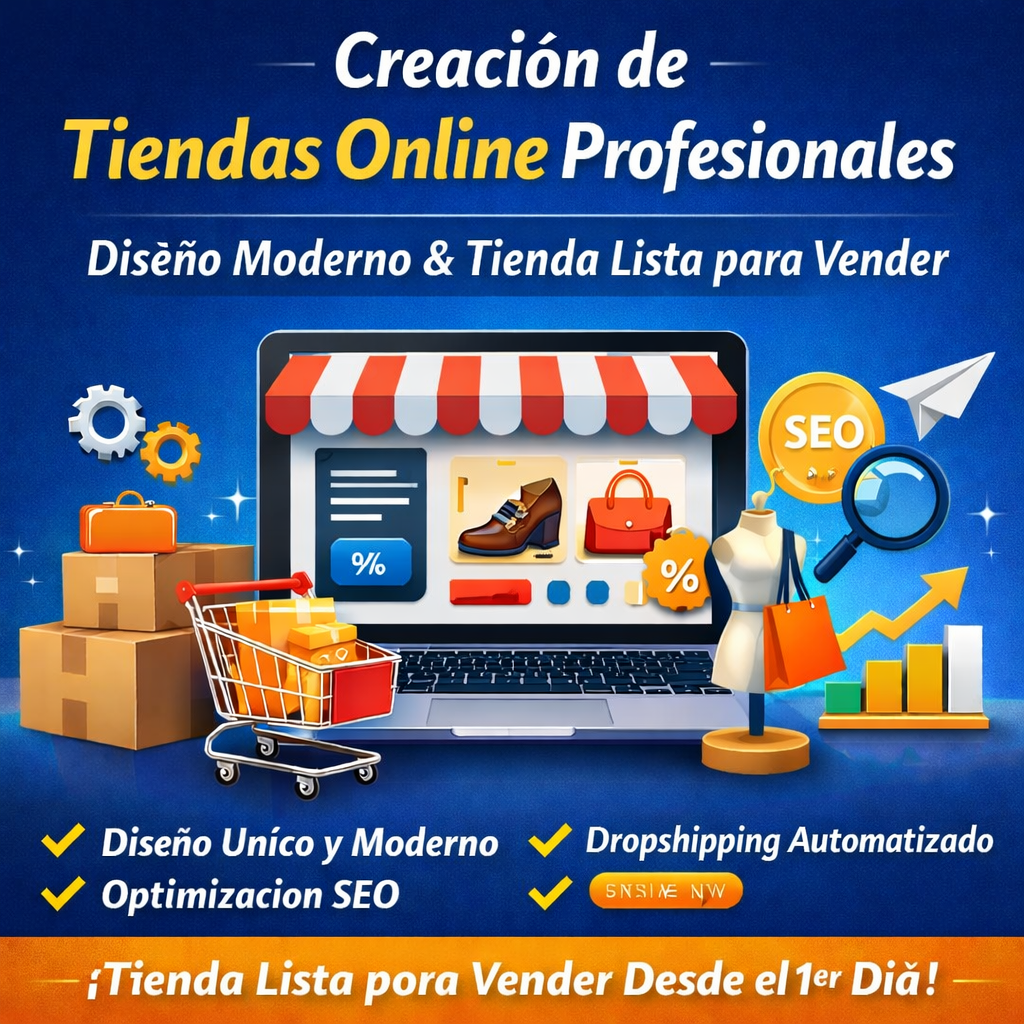 Diseño Personalizado, Dropshipping y Optimización SEO