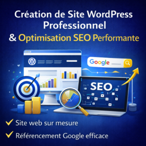 Création de Site WordPress Professionnel & Optimisation SEO Performante