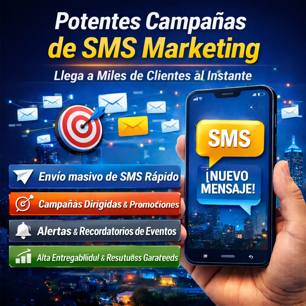 Potentes Campañas de SMS Marketing para Llegar a Miles de Clientes al Instante