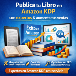 Publica tu Libro en Amazon KDP con Expertos y Aumenta tus Ventas