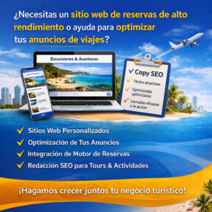 Impulse su Negocio Turístico con un Sitio Web de Reservas Profesional