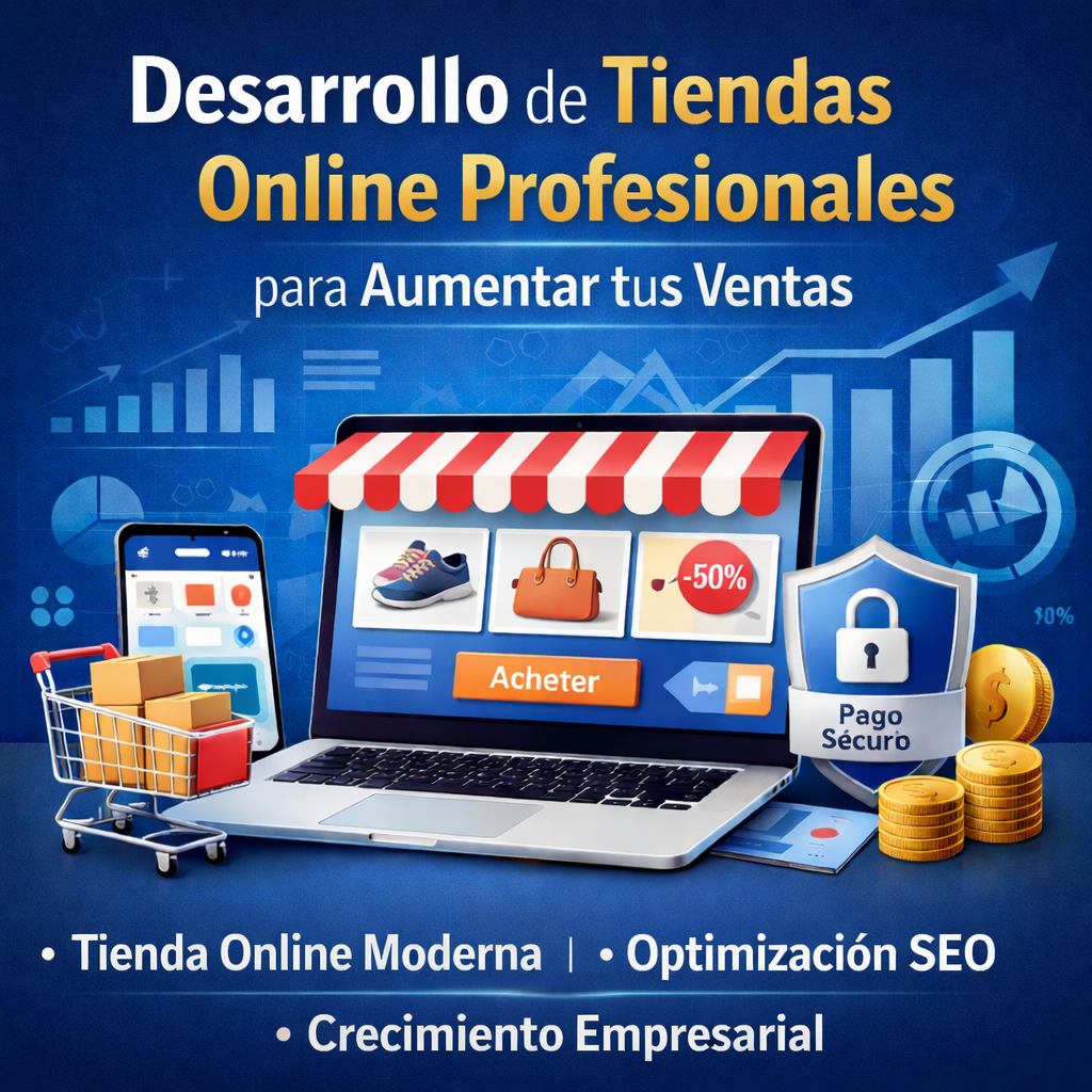 Desarrollo Profesional de Tiendas Online para Aumentar tus Ventas