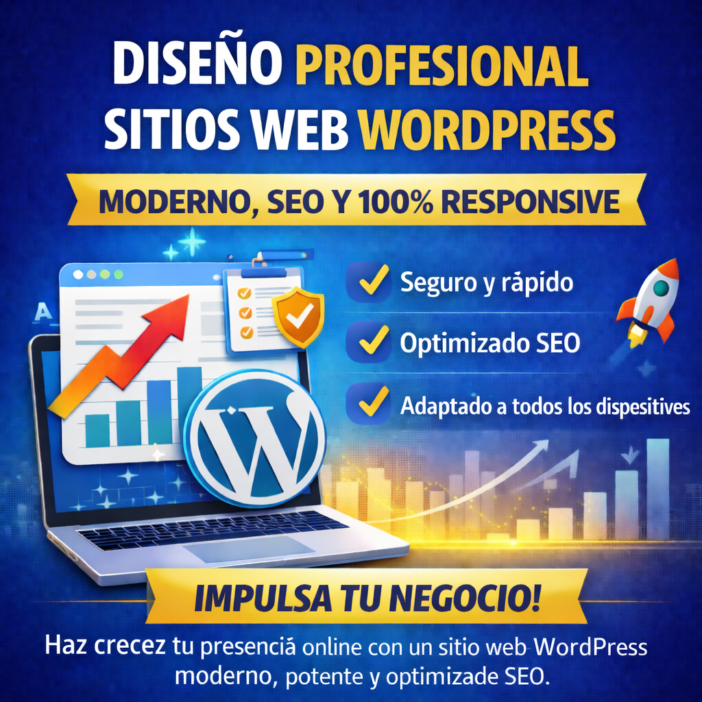 Crea un Sitio Web WordPress Profesional para tu Negocio