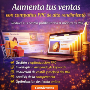 Aumenta tus ventas con campañas PPC de alto rendimiento