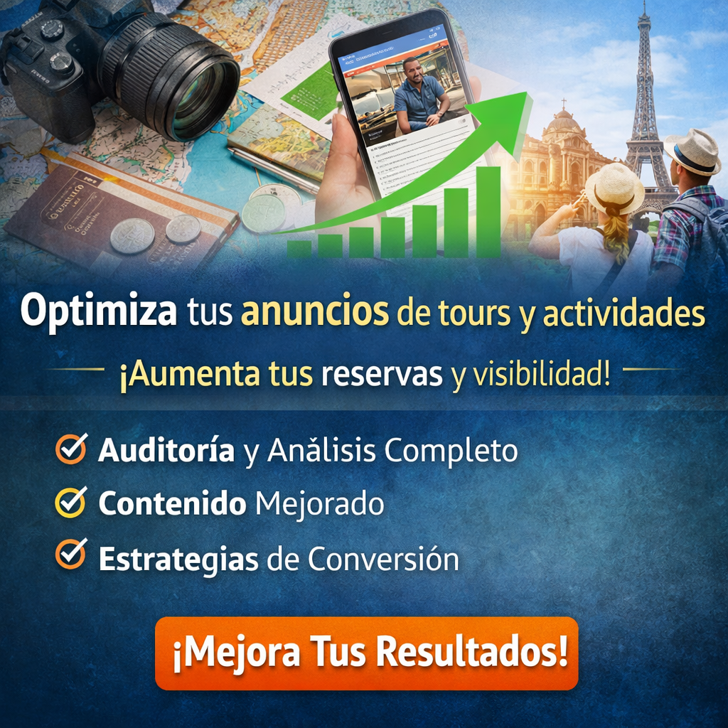 Optimización profesional de anuncios para aumentar tus reservas