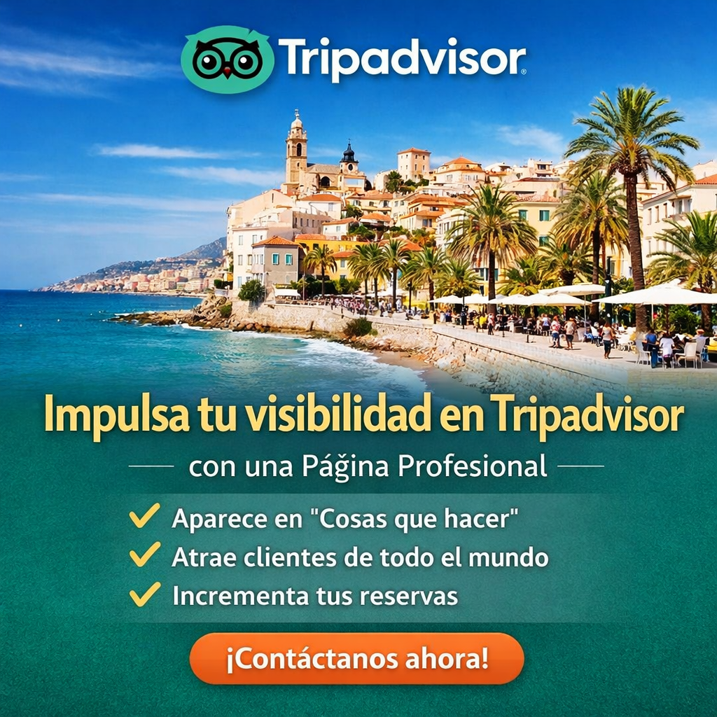Impulsa tu visibilidad en Tripadvisor con una página profesional